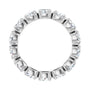 Sapphire Row Lab-Grown Diamond Oval Eternity Band - Platinum, 5 × 3.5 mm, 8.5 (view 2)