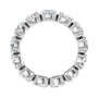 Sapphire Row Lab-Grown Diamond Oval Eternity Band - Platinum, 5 × 3.5 mm, 7 (view 2)