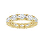 Sapphire Row Lab-Grown Diamond Oval Eternity Band - 14K Yellow Gold, 5 × 3.5 mm, 4.5 (view 3)