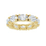 Sapphire Row Lab-Grown Diamond Oval Eternity Band - 14K Yellow Gold, 6 × 4 mm, 4 (view 3)