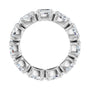 Sapphire Row Lab-Grown Diamond Oval Eternity Band - Platinum, 6 × 4 mm, 5 (view 2)