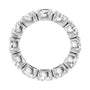 Sapphire Row Lab-Grown Diamond Oval Eternity Band - Platinum, 6 × 4 mm, 7 (view 2)