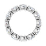 Sapphire Row Lab-Grown Diamond Oval Eternity Band - Platinum, 6 × 4 mm, 8 (view 2)