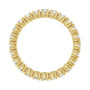 Sapphire Row Lab-Grown Diamond Round Eternity Band - 14K Yellow Gold, 2.25 mm, 4 (view 2)