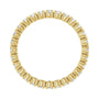 Sapphire Row Lab-Grown Diamond Round Eternity Band - 14K Yellow Gold, 2.25 mm, 8 (view 2)