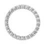 Sapphire Row Lab-Grown Diamond Round Eternity Band - Platinum, 2.5 mm, 6.5 (view 2)