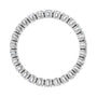 Sapphire Row Lab-Grown Diamond Round Eternity Band - Platinum, 2.5 mm, 8.5 (view 2)