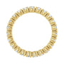 Sapphire Row Lab-Grown Diamond Round Eternity Band - 14K Yellow Gold, 2.5 mm, 5.5 (view 2)