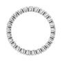 Sapphire Row Lab-Grown Diamond Round Eternity Band - Platinum, 2.25 mm, 5.5 (view 2)