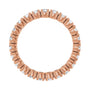 Sapphire Row Lab-Grown Diamond Round Eternity Band - 14K Rose Gold, 2.5 mm, 5.5 (view 2)