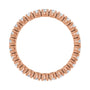 Sapphire Row Lab-Grown Diamond Round Eternity Band - 14K Rose Gold, 2.5 mm, 8.5 (view 2)