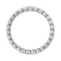 Sapphire Row Lab-Grown Diamond Round Eternity Band - 14K White Gold, 2.25 mm, 7 (view 2)