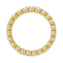 Sapphire Row Lab-Grown Diamond Round Eternity Band - 14K Yellow Gold, 2.5 mm, 5 (view 2)