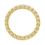 Sapphire Row Lab-Grown Diamond Round Eternity Band - 14K Yellow Gold, 2.5 mm, 6 (view 2)