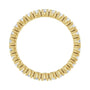 Sapphire Row Lab-Grown Diamond Round Eternity Band - 14K Yellow Gold, 2.5 mm, 8 (view 2)