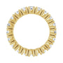 Sapphire Row Lab-Grown Diamond Round Eternity Band - 14K Yellow Gold, 3 mm, 4.5 (view 2)
