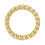 Sapphire Row Lab-Grown Diamond Round Eternity Band - 14K Yellow Gold, 3 mm, 5.5 (view 2)