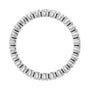 Sapphire Row Lab-Grown Diamond Round Eternity Band - Platinum, 2.25 mm, 6 (view 2)