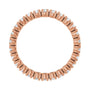 Sapphire Row Lab-Grown Diamond Round Eternity Band - 14K Rose Gold, 2.25 mm, 6 (view 2)