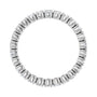 Sapphire Row Lab-Grown Diamond Round Eternity Band - Platinum, 2.5 mm, 8 (view 2)