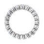 Sapphire Row Lab-Grown Diamond Round Eternity Band - Platinum, 3 mm, 4.5 (view 2)