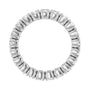 Sapphire Row Lab-Grown Diamond Round Eternity Band - Platinum, 3 mm, 5.5 (view 2)