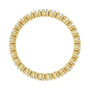 Sapphire Row Lab-Grown Diamond Round Eternity Band - 14K Yellow Gold, 2.25 mm, 7.5 (view 2)