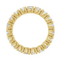 Sapphire Row Lab-Grown Diamond Round Eternity Band - 14K Yellow Gold, 3 mm, 4 (view 2)