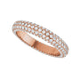 Sapphire Row Lab-Grown Diamond Rounded Pavé Eternity Band - 14K Rose Gold (view 5)