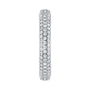 Sapphire Row Lab-Grown Diamond Rounded Pavé Eternity Band - Platinum (view 4)