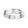 Sapphire Row Natural Diamond Marquise Inlay Band - Platinum (view 3)
