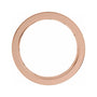 Sapphire Row Lab-Grown Diamond Marquise Inlay Band - 14K Rose Gold (view 2)