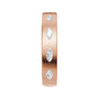 Sapphire Row Lab-Grown Diamond Marquise Inlay Band - 14K Rose Gold (view 4)