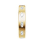Sapphire Row Lab-Grown Diamond Marquise Inlay Band - 14K Yellow Gold (view 4)
