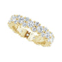 Sapphire Row Lab-Grown Diamond Cluster Eternity Band - 14K Yellow Gold, 4 (view 5)