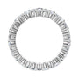 Sapphire Row Lab-Grown Diamond Cluster Eternity Band - Platinum (view 2)
