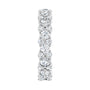 Sapphire Row Lab-Grown Diamond Cluster Eternity Band - 14K White Gold (view 4)