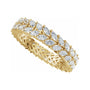 Sapphire Row Natural Diamond Double Marquise Eternity Band - 14K Yellow Gold (view 5)