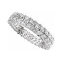 Sapphire Row Natural Diamond Double Marquise Eternity Band - 14K White Gold (view 5)