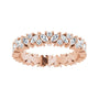Sapphire Row Natural Diamond Marquise Cluster Band - 14K Rose Gold, 6.5 (view 3)