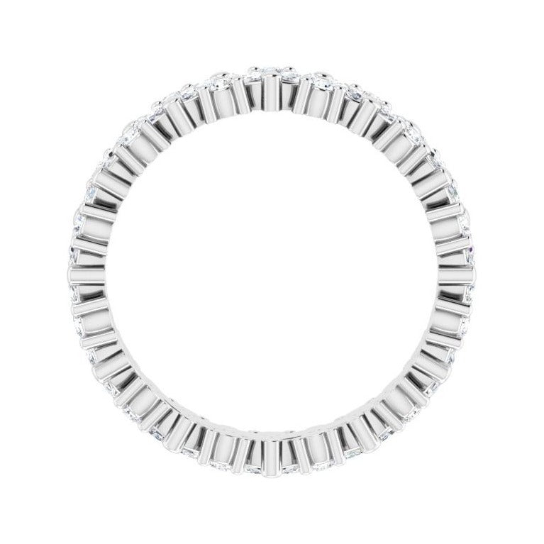 Sapphire Row Natural Diamond Marquise Cluster Band - Platinum, 6 (view 2)