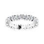 Sapphire Row Natural Diamond Marquise Cluster Band - Platinum, 7.5 (view 3)