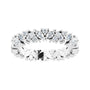 Sapphire Row Natural Diamond Marquise Cluster Band - Platinum (view 3)