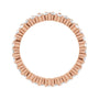 Sapphire Row Lab-Grown Diamond Marquise Cluster Band - 14K Rose Gold, 4.5 (view 2)