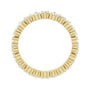 Sapphire Row Lab-Grown Diamond Marquise Cluster Band - 14K Yellow Gold, 4 (view 2)