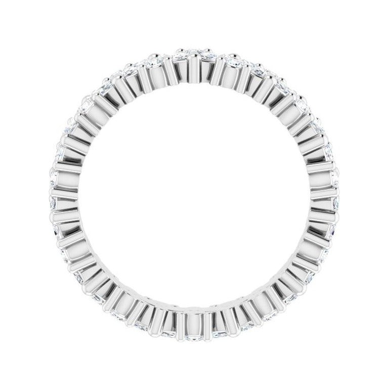 Sapphire Row Lab-Grown Diamond Marquise Cluster Band - Platinum, 4 (view 2)
