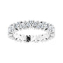 Sapphire Row Lab-Grown Diamond Marquise Cluster Band - 14K White Gold, 6.5 (view 3)