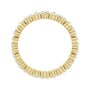 Sapphire Row Lab-Grown Diamond Marquise Cluster Band - 14K Yellow Gold, 4.5 (view 2)