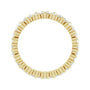 Sapphire Row Lab-Grown Diamond Marquise Cluster Band - 14K Yellow Gold, 5.5 (view 2)