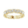 Sapphire Row Lab-Grown Diamond Marquise Cluster Band - 14K Yellow Gold, 5.5 (view 3)